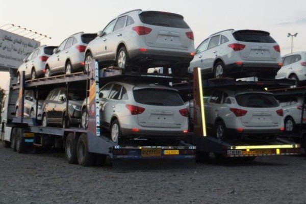 فهرست خودروهای مجاز وارداتی آب رفت