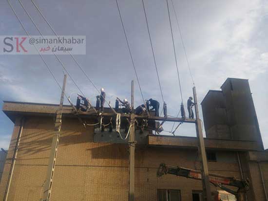 عملیات تعمیر و نگهداری پست ۶۳کیلو ولت مجتمع سیمان ایلام توسط پرسنل این کارخانه انجام شد