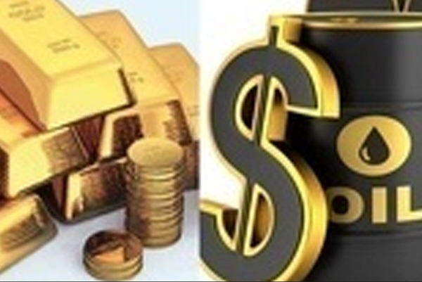 افزایش قیمت نفت و کاهش قیمت طلا در بازارهای جهانی