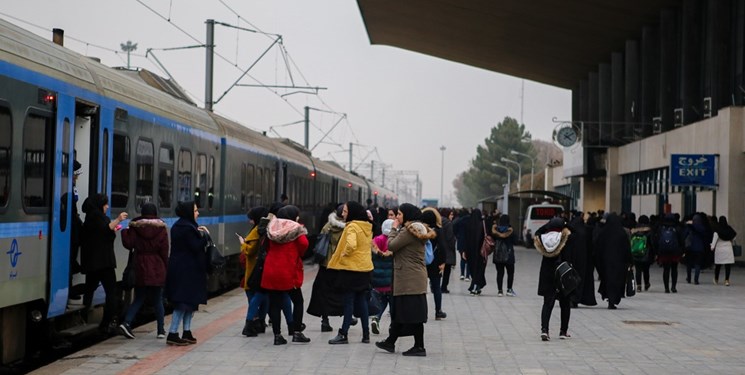 ضدعفونی ۷ ایستگاه پیاده شو راه آهن کرمان