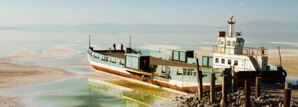 Urmia Lake Shrinks Further