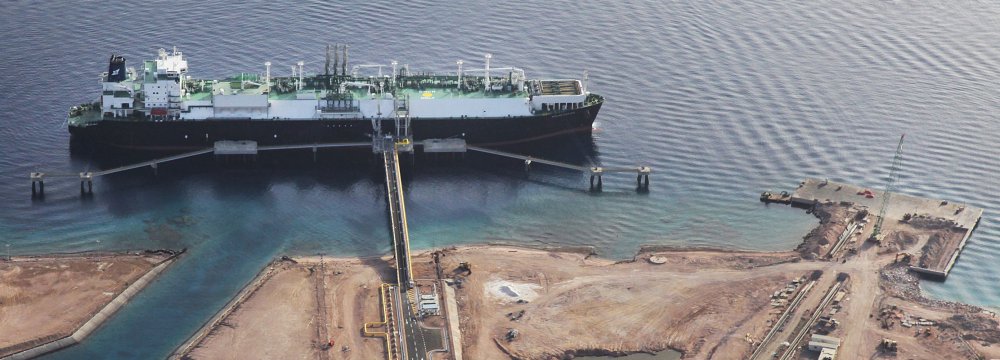 LPG Loading Pier Under Construction Near Asalouyeh