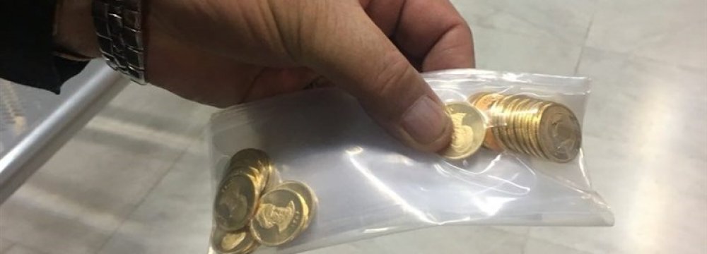 Gold Coin Drops in Tehran After New Forex Measures