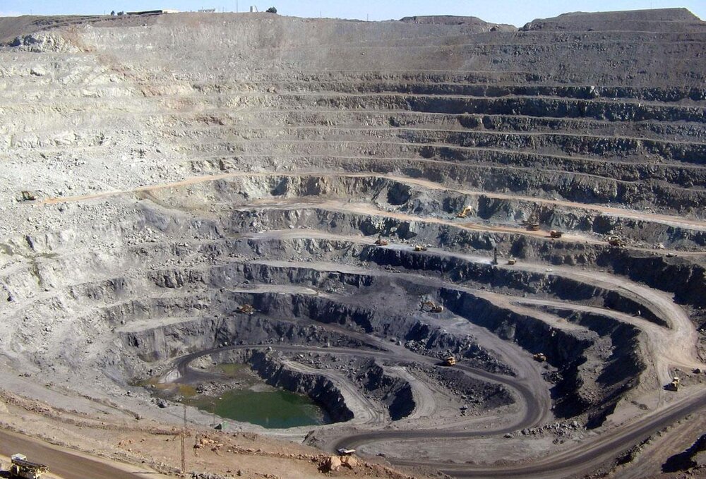 470m tons of minerals extracted in a year