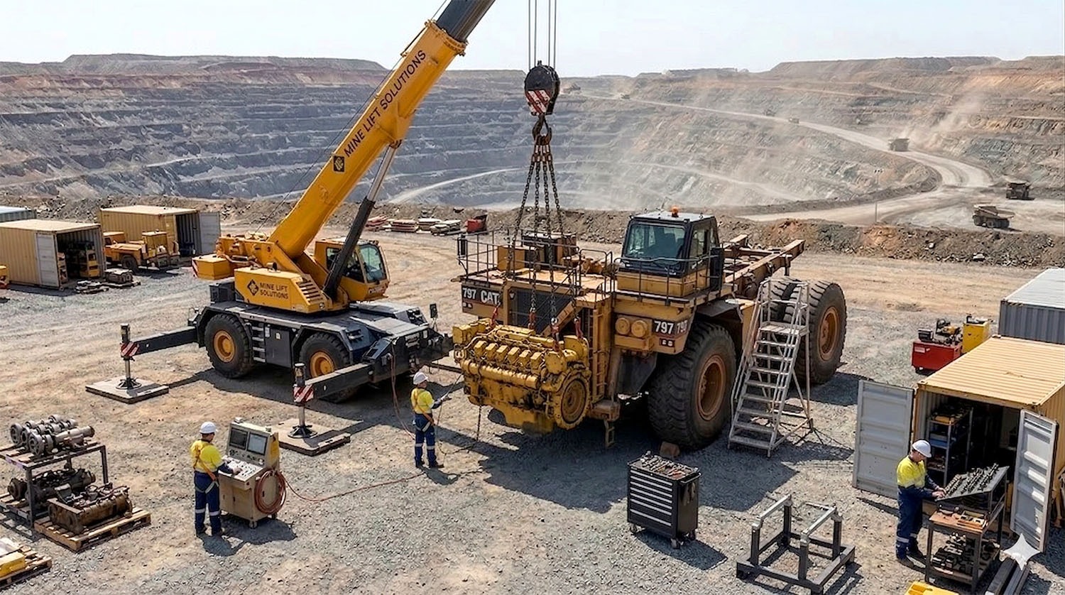 Optimising Heavy Lift Logistics: Strategic Crane Selection for Mine Site Maintenance, Expansion and Shutdowns Optimising Heavy Lift Logistics: Strategic Crane Selection for Mine Site Maintenance, Expansion and Shutdowns
