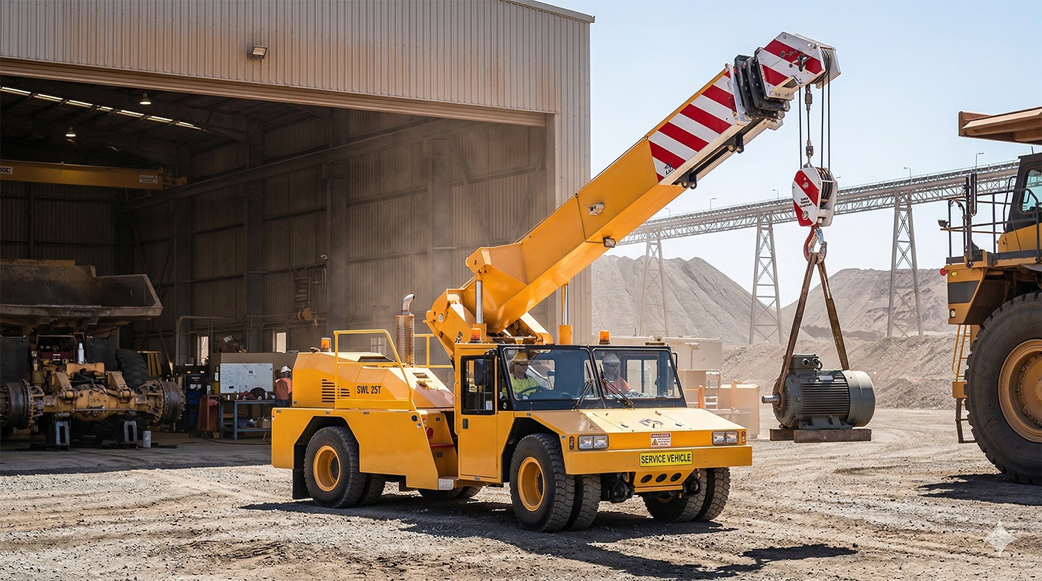 Optimising Heavy Lift Logistics: Strategic Crane Selection for Mine Site Maintenance, Expansion and Shutdowns Optimising Heavy Lift Logistics: Strategic Crane Selection for Mine Site Maintenance, Expansion and Shutdowns