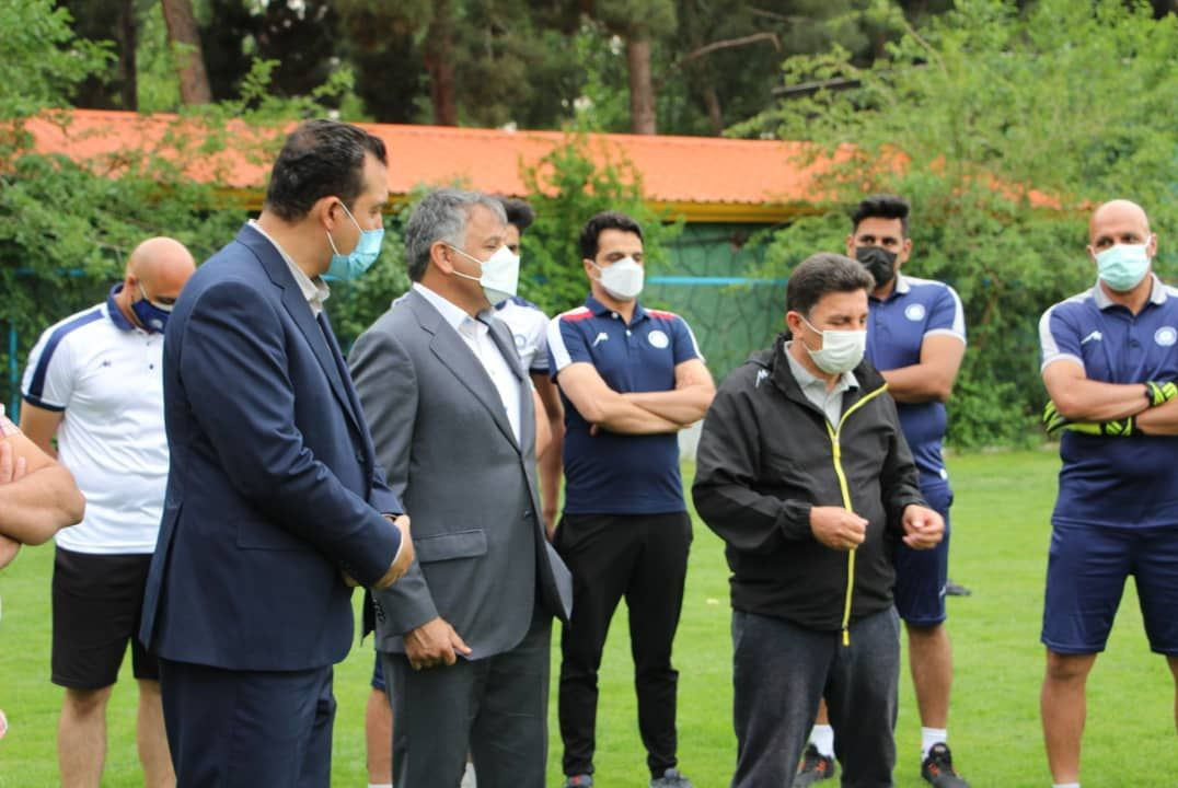 دیدار مدیرعامل جدید گل‌گهر با قلعه‌نویی + عکس