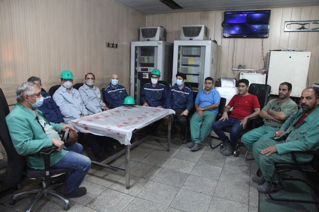 بازدید میدانی قائم مقام مدیرعامل و معاونین فولاد خوزستان از سایت فولاد سازی