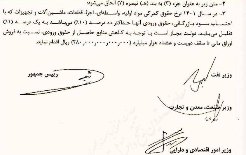 انصراف دولت از ۲۸ هزار میلیارد تومان درآمد گمرکی برای جلوگیری از تورم وارداتی + جزئیات