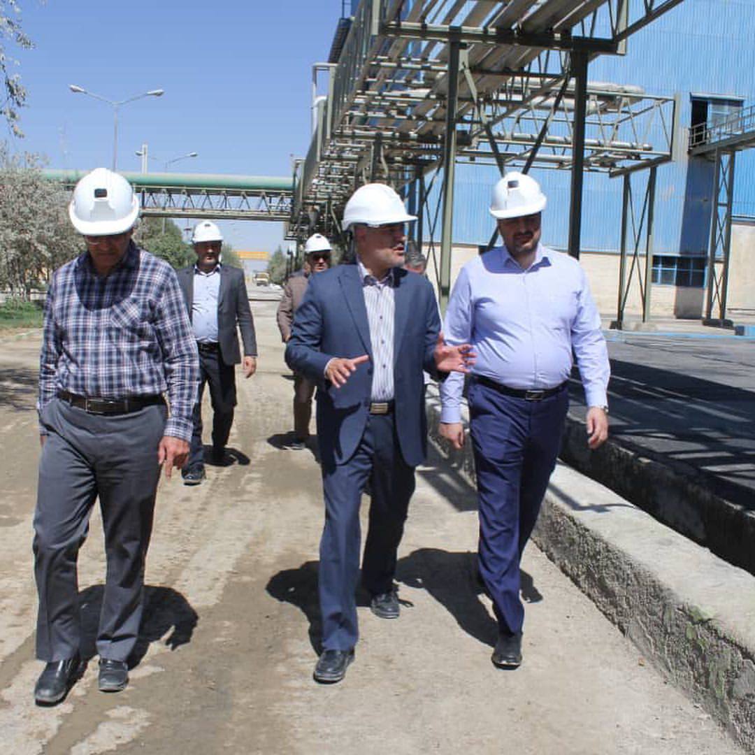 بازدید مدیرعامل شرکت سرمایه گذاری صدر تامین از شرکت معدنی املاح ایران