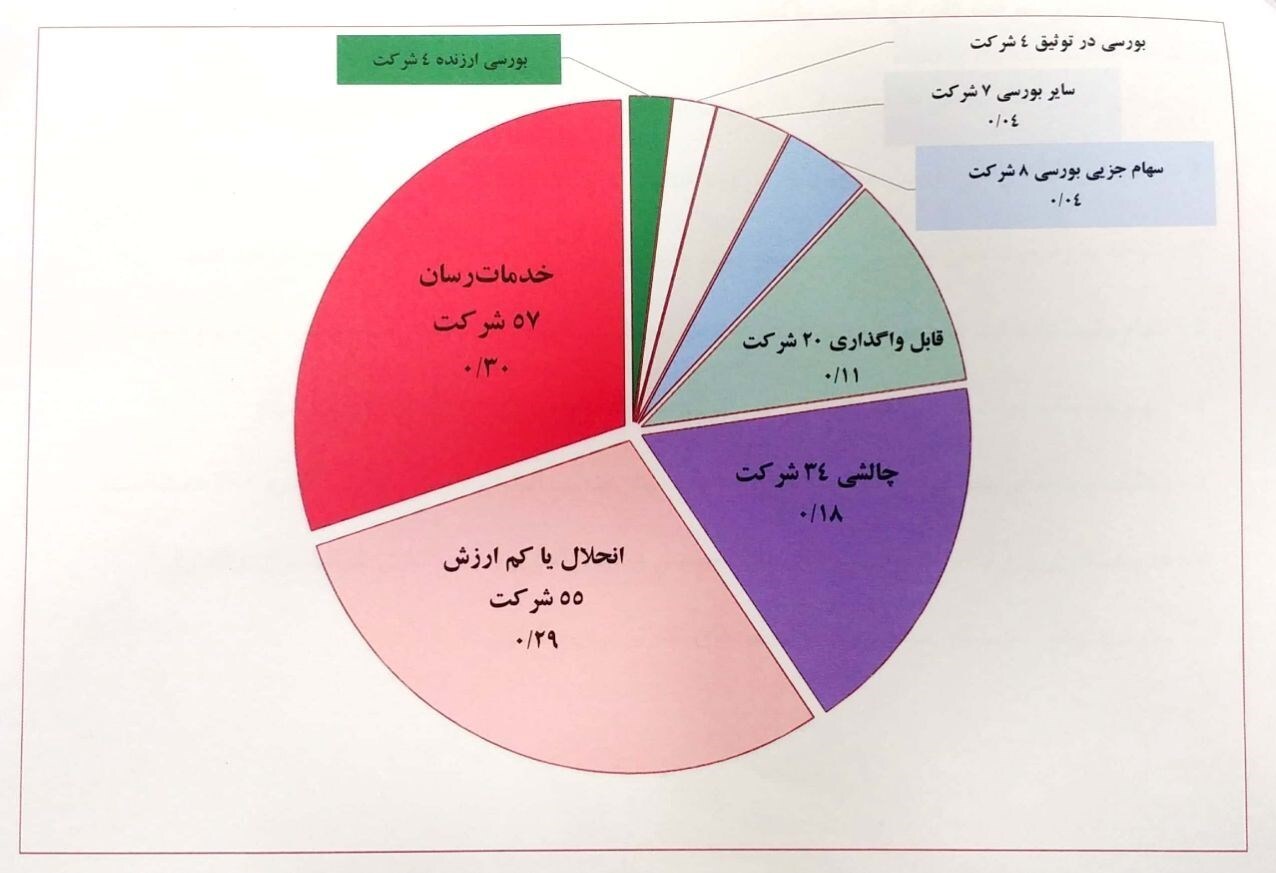 جزئیات جدید از مشکلات واگذاری ۱۸۹ شرکت دولتی/ تنها ۲۰ شرکت غیر بورسی قابل واگذاری هستند