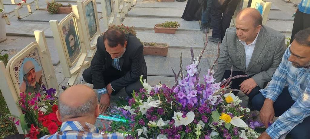 حضور مدیرعامل ذوب‌ آهن اصفهان در مراسم دومین سالگرد شهادت سردار شهید سید محمد حجازی