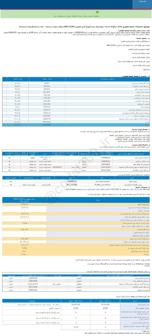 سهم اردستان را بخریم یا خیر؟