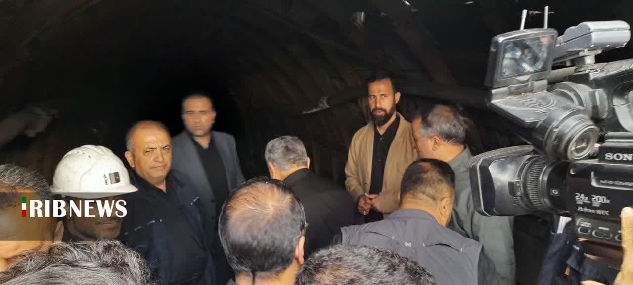 بررسی علل حادثه معدن طزره با حضور وزیر کار
