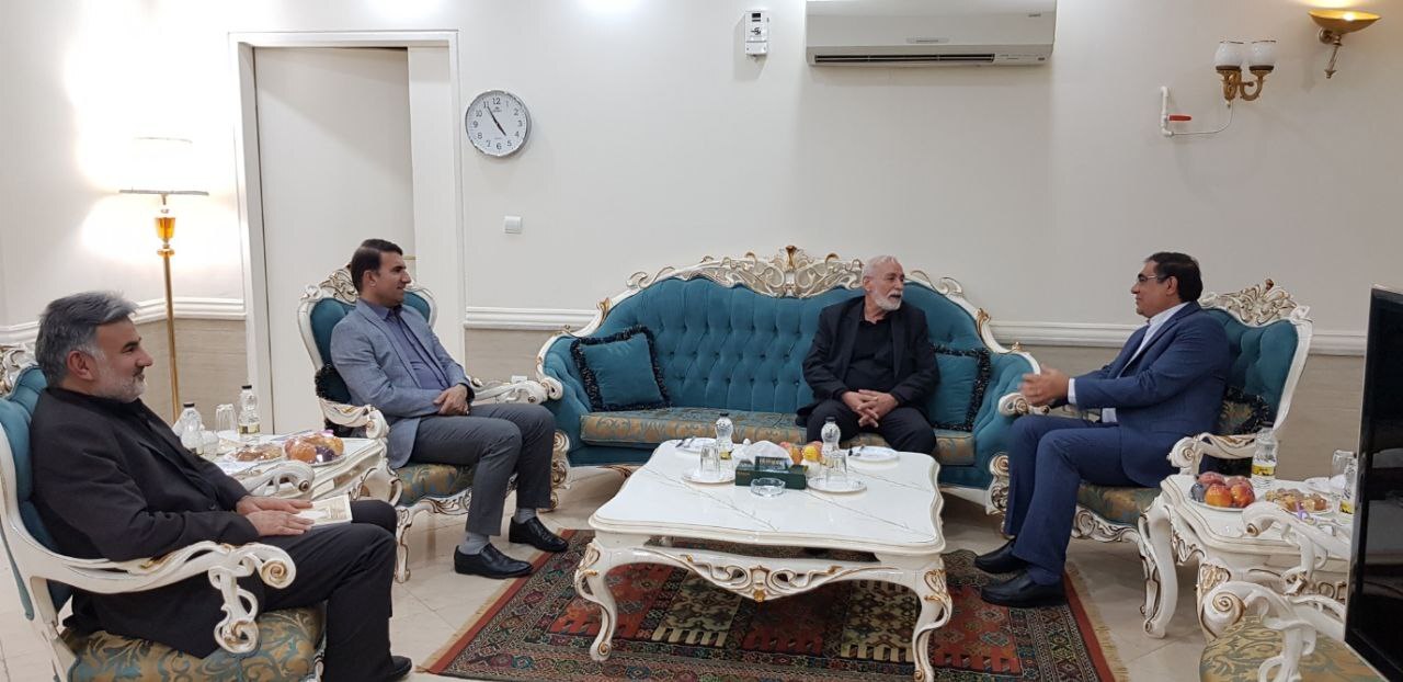 دیدار مدیرکل صدا و سیمای مرکز استان خوزستان و رییس دانشگاه آزاد اسلامی استان خوزستان با قائم مقام مدیرعامل شرکت فولاد خوزستان در امور ستادی و مسوولیت‌های اجتماعی