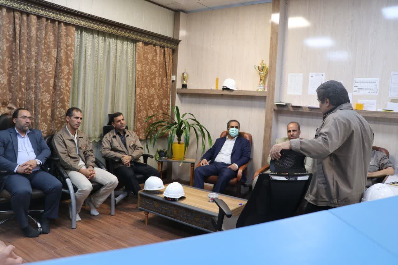 بازدید مدیر عامل شرکت آلومینای ایران از مجموعه‌های آلومینا، آلومینیوم و واسطه سنگین