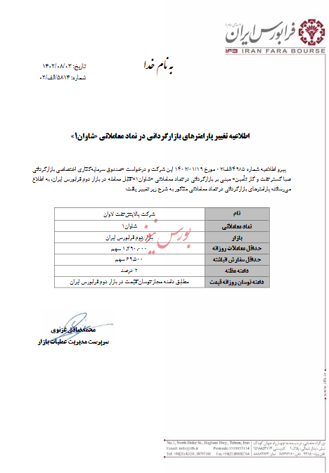 پارامتر‌های بازارگردانی