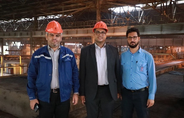 بازدید سرپرست دانشگاه علمی کاربردی شهرداری اهواز از گروه ملی صنعتی فولاد ایران