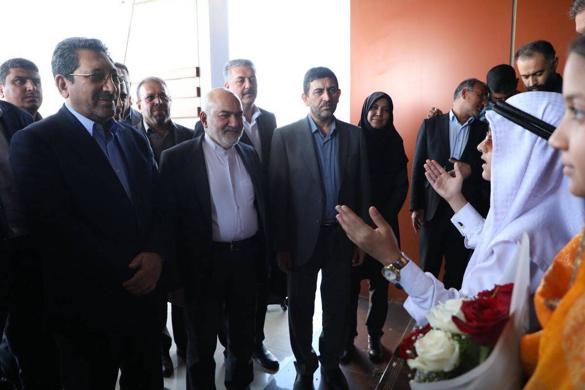 وزیر صمت وارد فرودگاه بین‌المللی شهید حاج قاسم سلیمانی اهواز شد