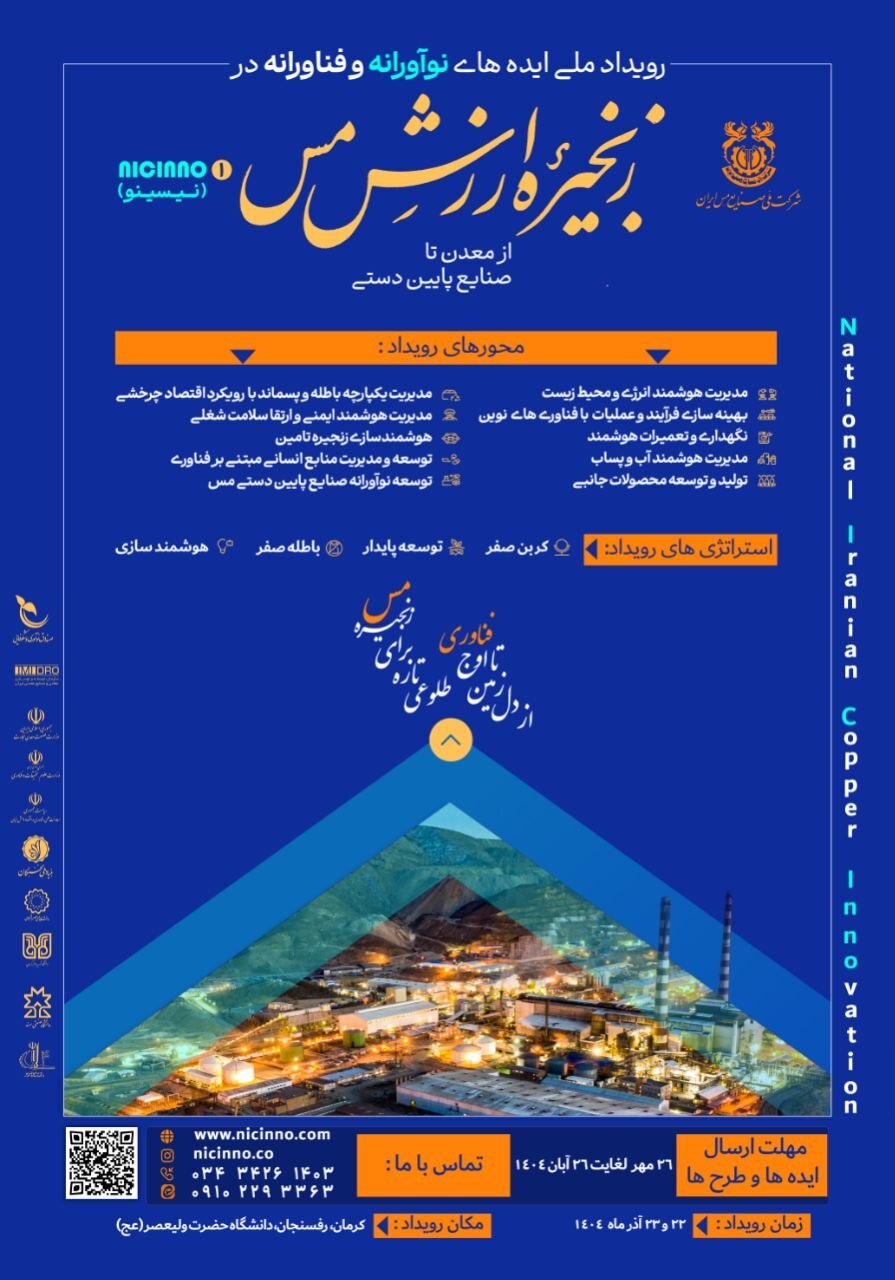 ویدیوی آموزشی ثبت ایده‌های نوآورانه در زنجیره ارزش مس