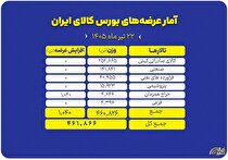بررسی جزئیات عرضه ۴۶۱ هزار تنی محصول در بورس کالا