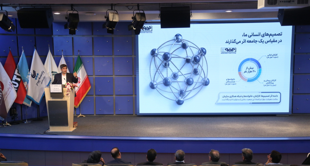الگوی عبور فولاد مبارکه از بحران به بازسازی هوشمند/ روایت مدیرعامل از خط قرمز صیانت از ۳۰ هزار نیروی انسانی، تخلیه ۱۴ دقیقهای کارخانه و بازسازی بدون تعدیل نیرو الگوی عبور فولاد مبارکه از بحران به بازسازی هوشمند/ روایت مدیرعامل از خط قرمز صیانت از ۳۰ هزار نیروی انسانی، تخلیه ۱۴ دقیقهای کارخانه و بازسازی بدون تعدیل نیرو