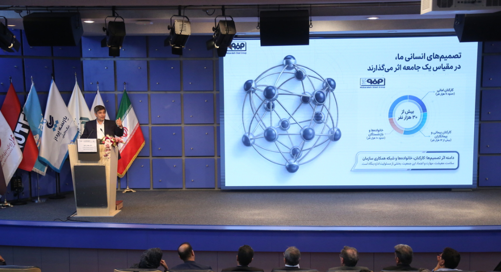 الگوی عبور فولاد مبارکه از بحران به بازسازی هوشمند/ روایت مدیرعامل از خط قرمز صیانت از ۳۰ هزار نیروی انسانی، تخلیه ۱۴ دقیقهای کارخانه و بازسازی بدون تعدیل نیرو الگوی عبور فولاد مبارکه از بحران به بازسازی هوشمند/ روایت مدیرعامل از خط قرمز صیانت از ۳۰ هزار نیروی انسانی، تخلیه ۱۴ دقیقهای کارخانه و بازسازی بدون تعدیل نیرو